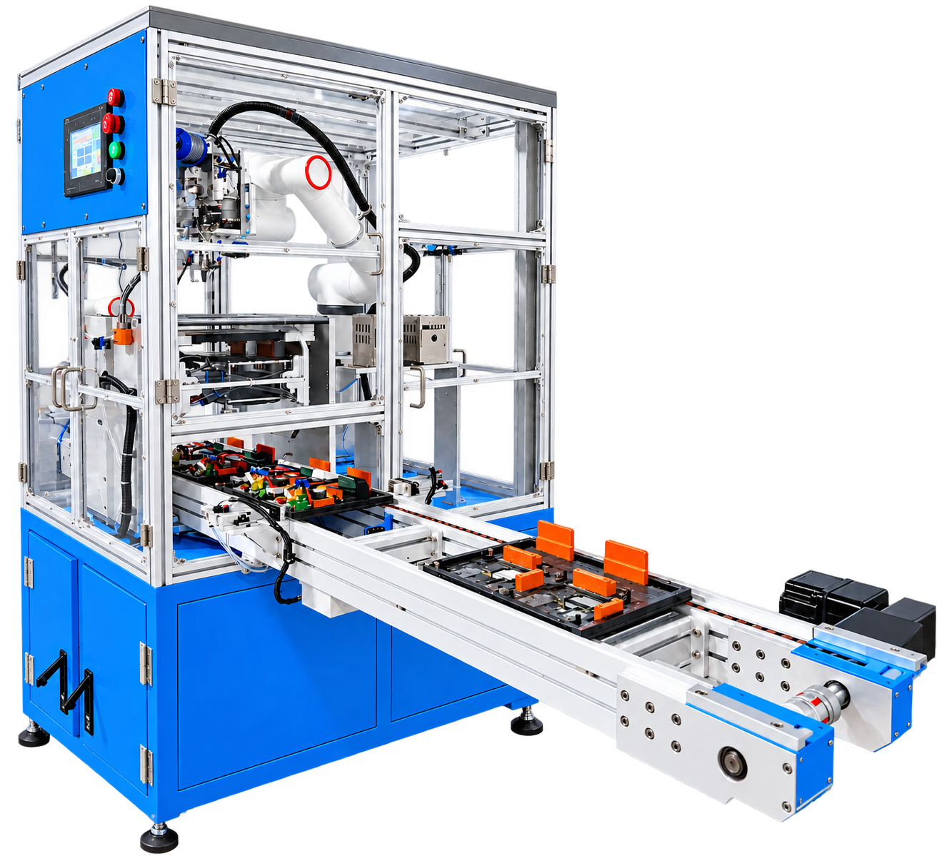 LINFENG automatic soldering robot production cell